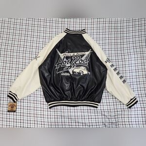 Vintage Steve & Barry's Hot Rod Cafe Varisty / Letterman Jacket - Size X…